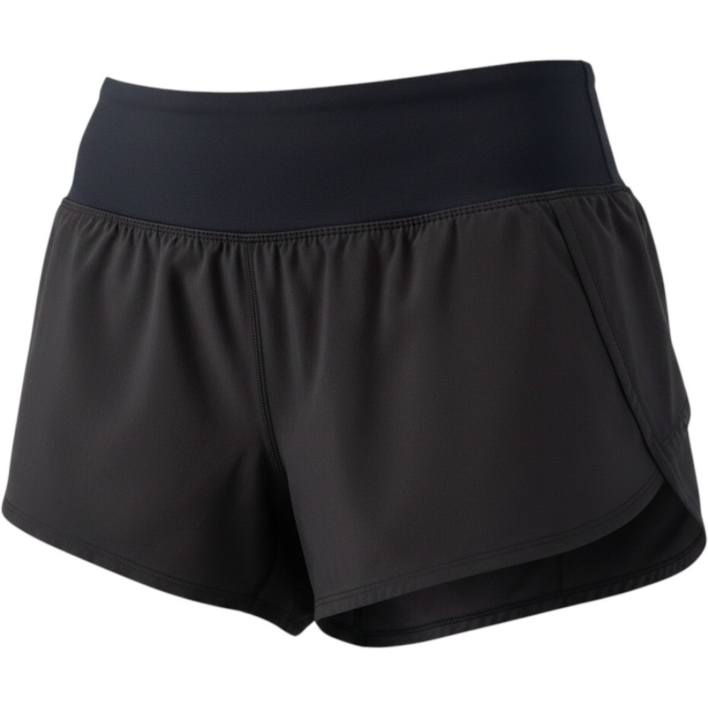Lululemon Speed Up Shorts Low Rise Black Running Training Size 4 2.5 Inseam